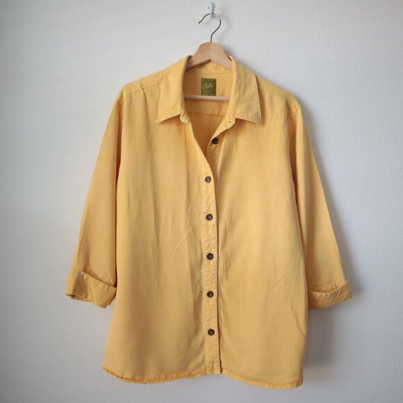 Pulp Tencel Artsy Button Up Top | XL - Picture 2 of 5